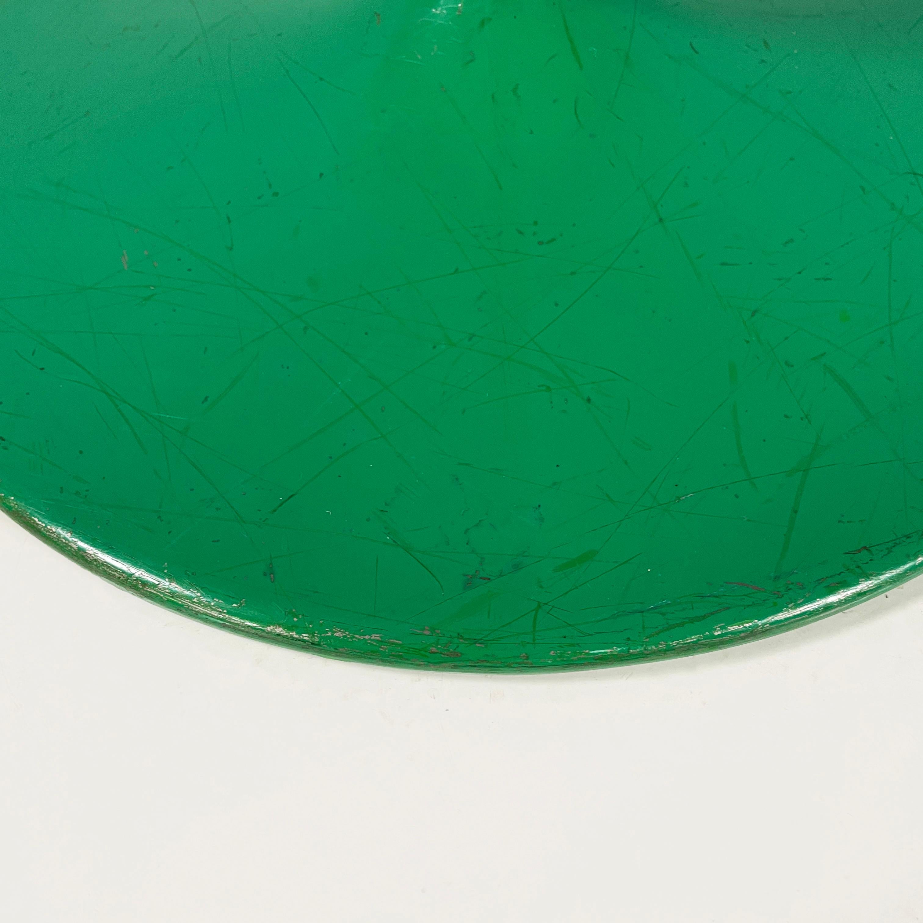 Porte-manteau italien space age modern Floor en métal vert, 1970 en vente 7