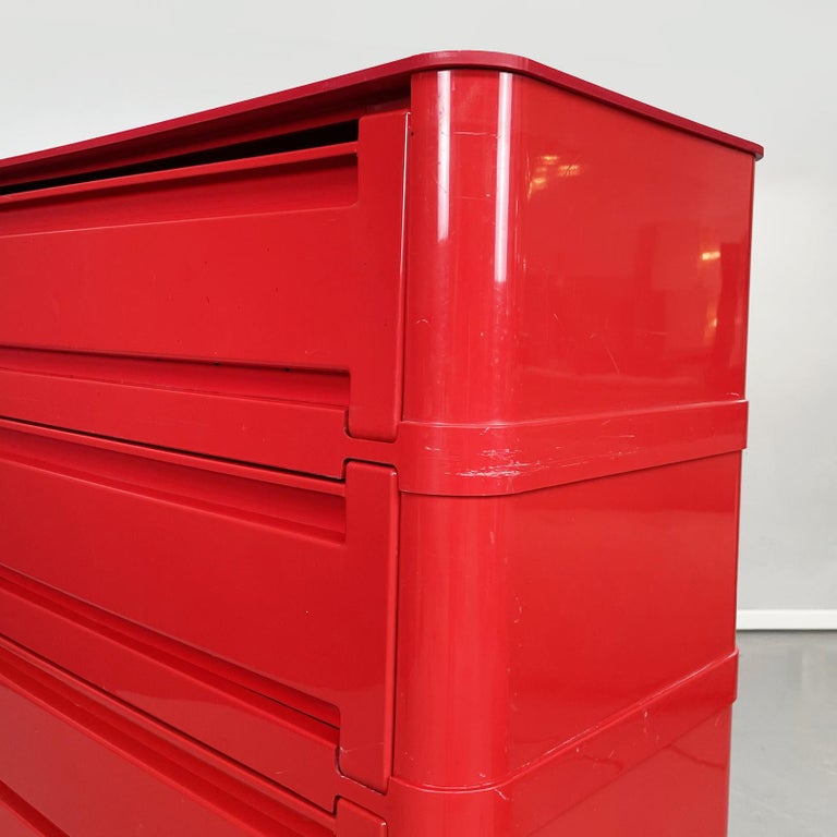 Italian Space Age Modular Chest of Drawers by Olaf von Bohr for Kartell, 1970s For Sale 5