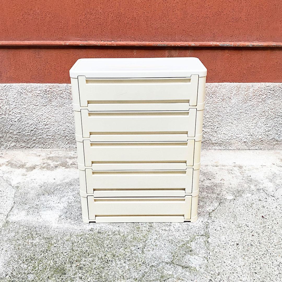 Italian Space Age Modular Chest of Drawers by Olaf von Bohr for Kartell, 1970s In Good Condition In MIlano, IT