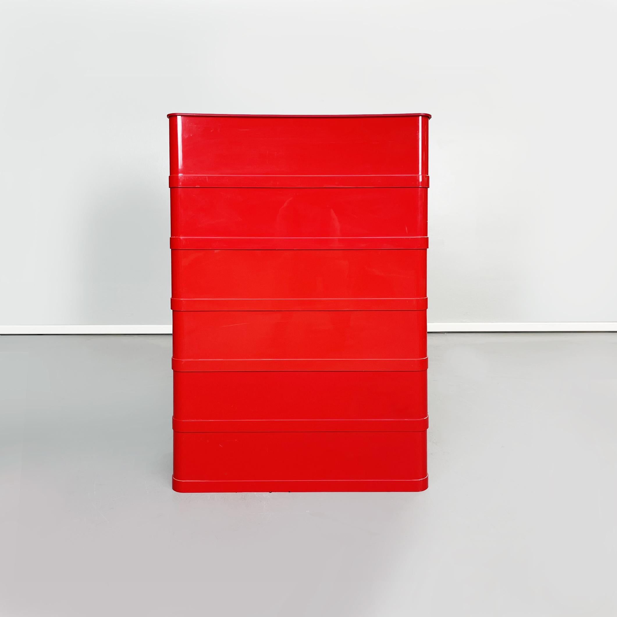 Late 20th Century Italian Space Age Modular Chest of Drawers by Olaf von Bohr for Kartell, 1970s