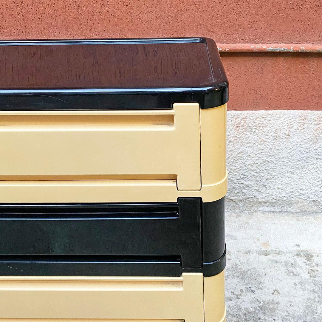 Italian Space Age Modular Chest of Drawers 4964 Olaf von Bohr for Kartell, 1970s 1