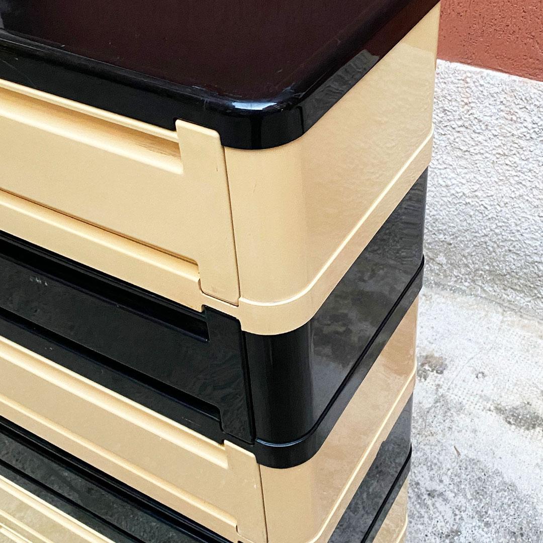 Italian Space Age Modular Chest of Drawers 4964 Olaf von Bohr for Kartell, 1970s 2