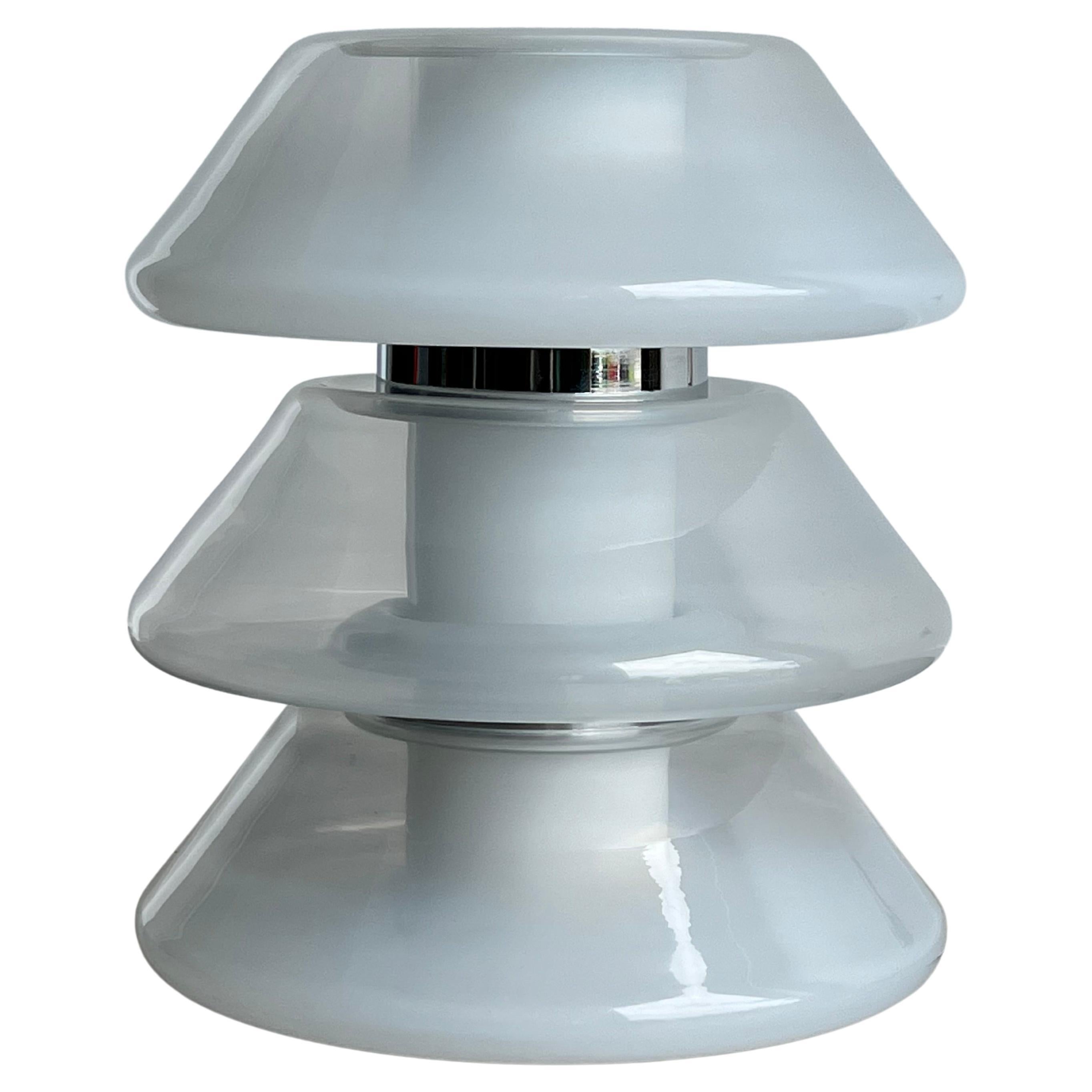 Italian Space Age Murano Glass Lamp by Carlo Nason for Mazzega, 1969