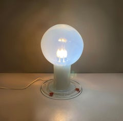 Italian space age Murano glass Table lamp Nefele by Renato Toso for Leucos 1970s