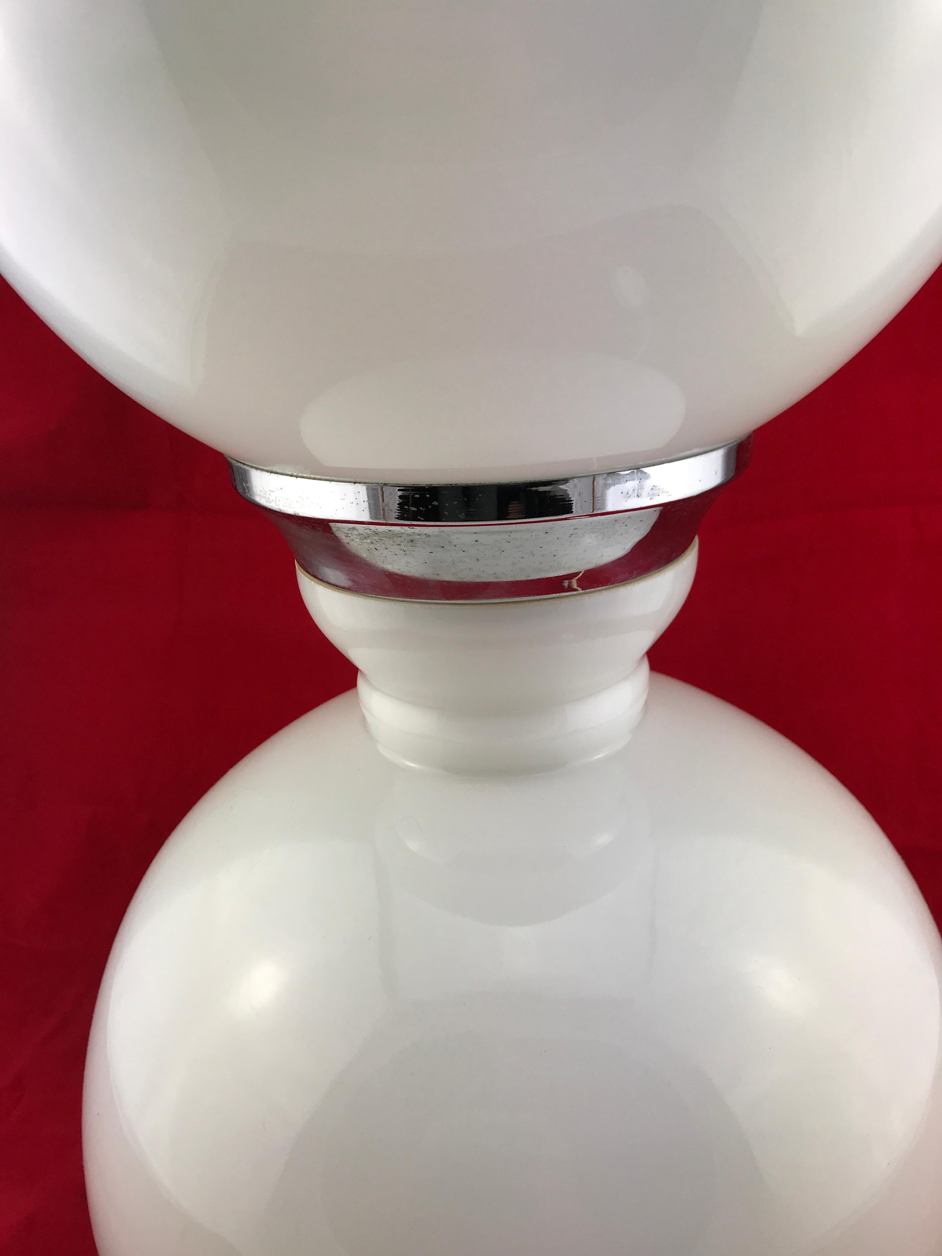 Space Age Midcentury Italian Murano Glass Table Lamp, 1960s 6