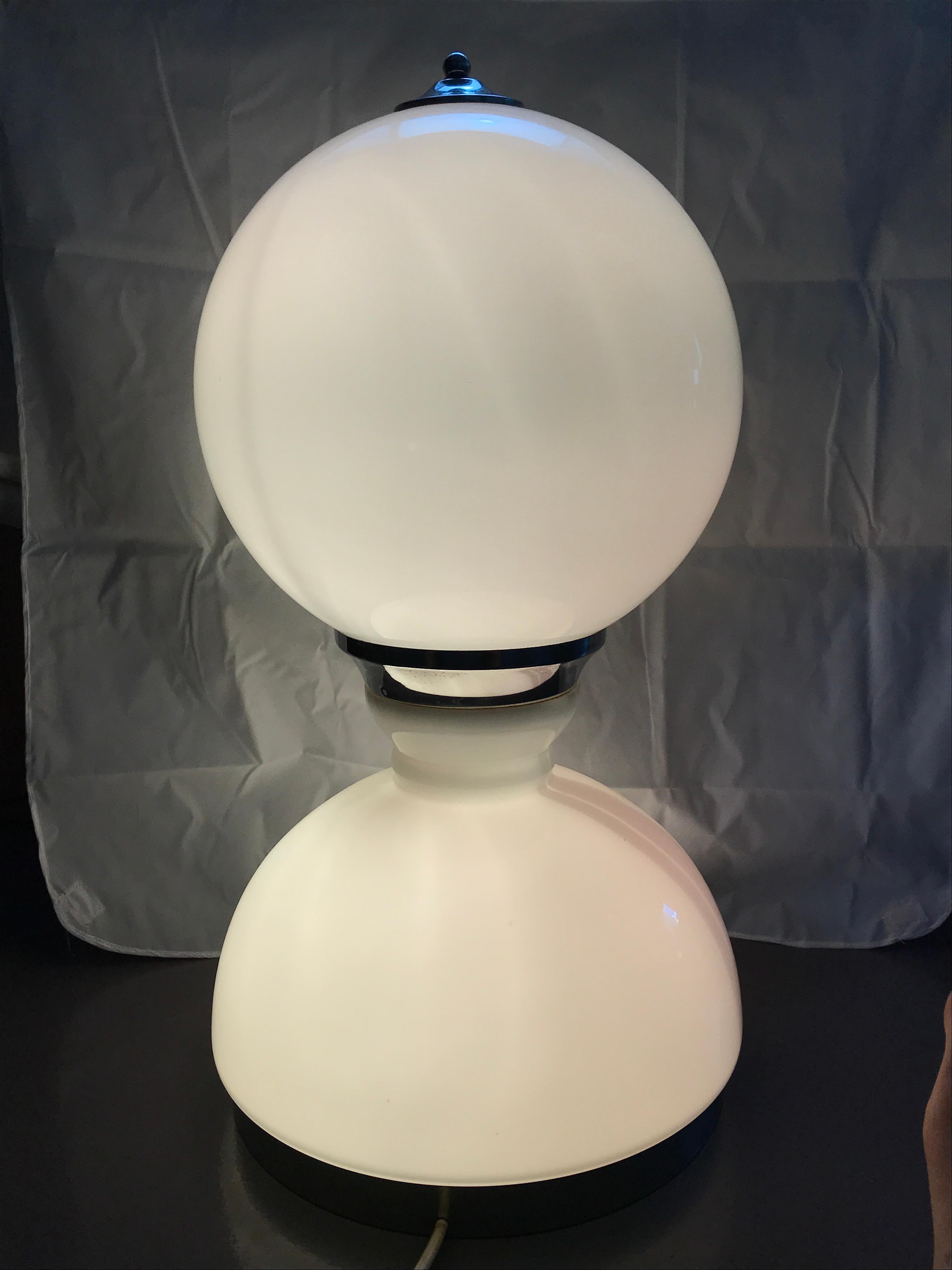 Space Age Midcentury Italian Murano Glass Table Lamp, 1960s 8