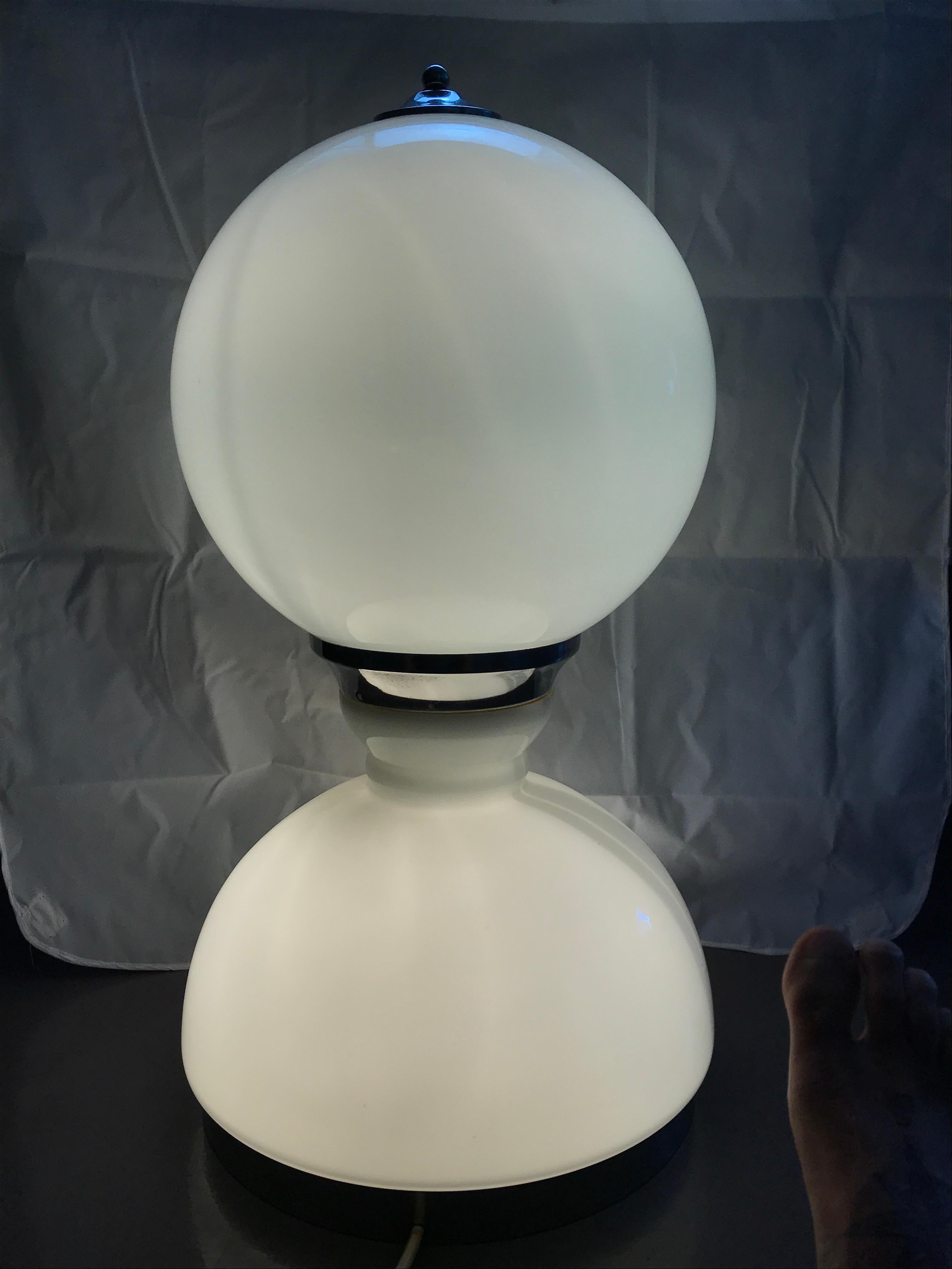 Space Age Midcentury Italian Murano Glass Table Lamp, 1960s 9