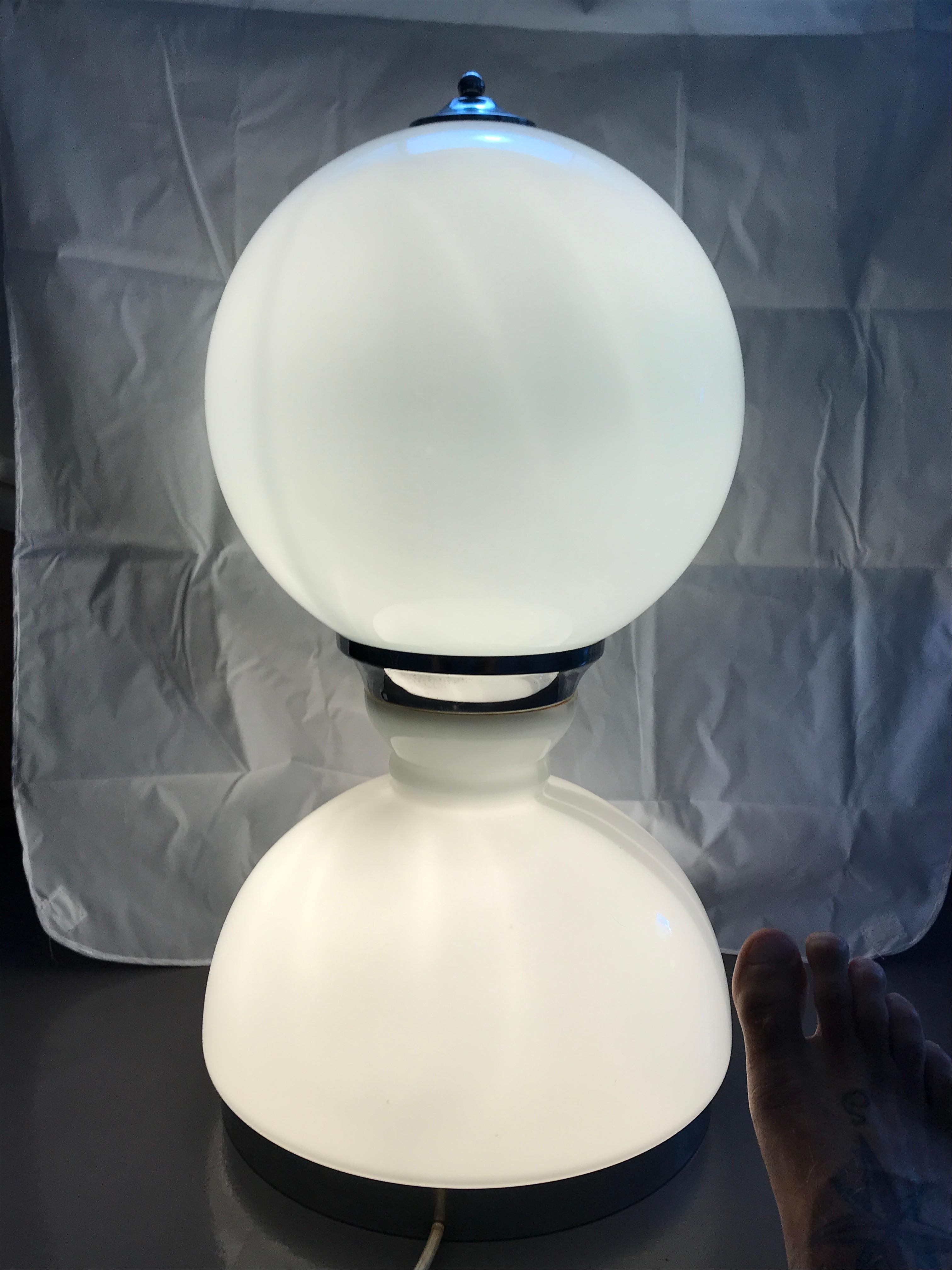 Space Age Midcentury Italian Murano Glass Table Lamp, 1960s 10