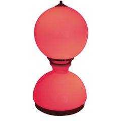 Space Age Midcentury Italian Murano Glass Table Lamp, 1960s