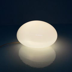Italian space age opaline glass table lamp by Vistosi, 1970s