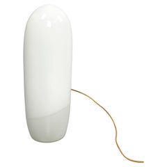Italian space age opaline glass table lamp by Vistosi, 1970s