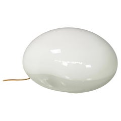 Italian space age opaline glass table lamp by Vistosi, 1970s