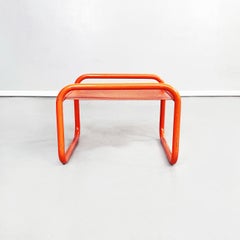 Italian mid-century Orange Footstools Locus Solus Gae Aulenti Poltronova, 1960s