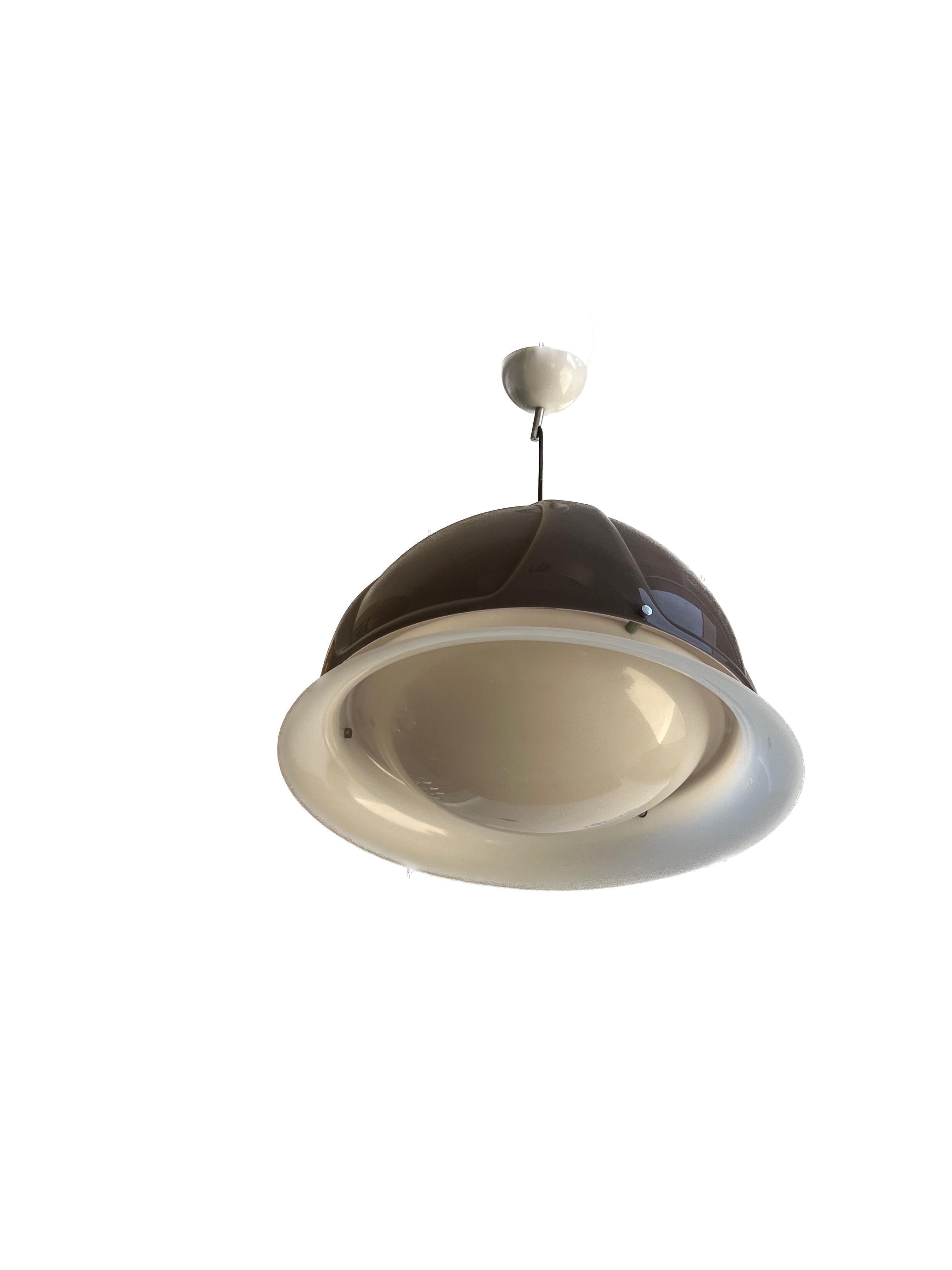 Italian Space Age Pendant Lamp For Sale 3