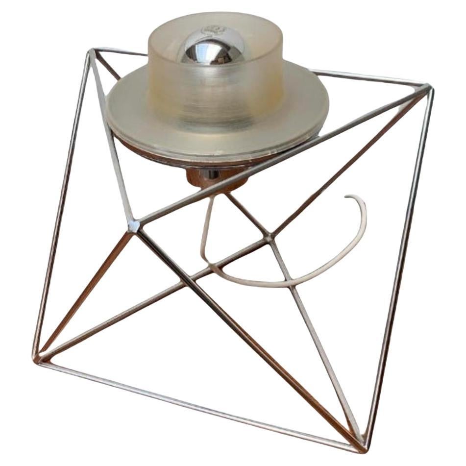 Italian Space Age Poliedra Table Lamp by Felice Ragazzo for Guzzini