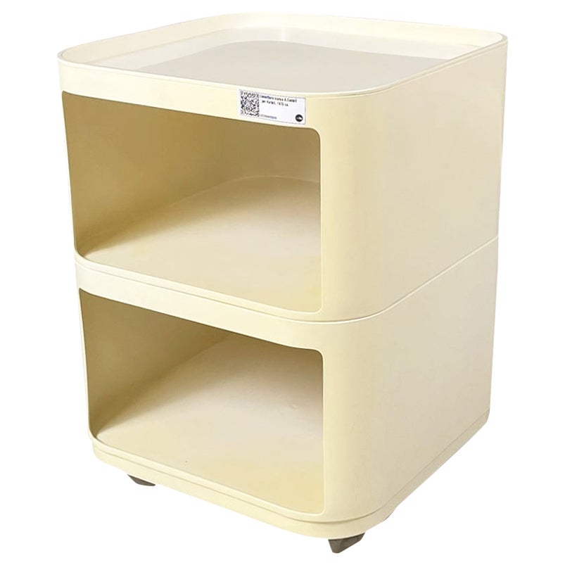 Italian Space Age Red Modular Chest of Drawers by Castelli for Kartell, 1970s