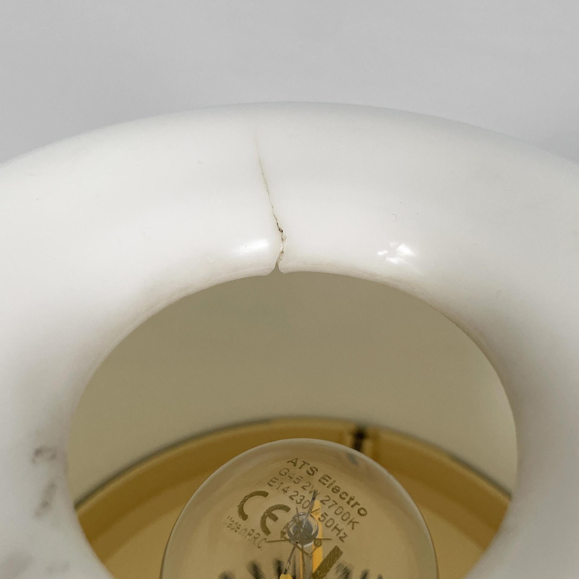 Italienische A Space Age rote Radio-Tischlampe von Adriano Rampoldi für Europhon, 1970er Jahre im Angebot 3