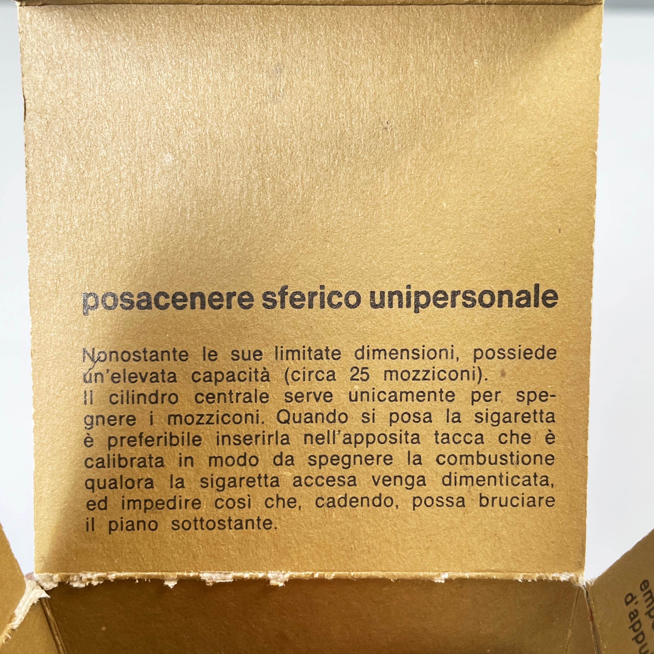 Cendrier nautique Singleperson de l'ère spatiale italienne par Opi Studio Cini & Nils, 1970 en vente 8