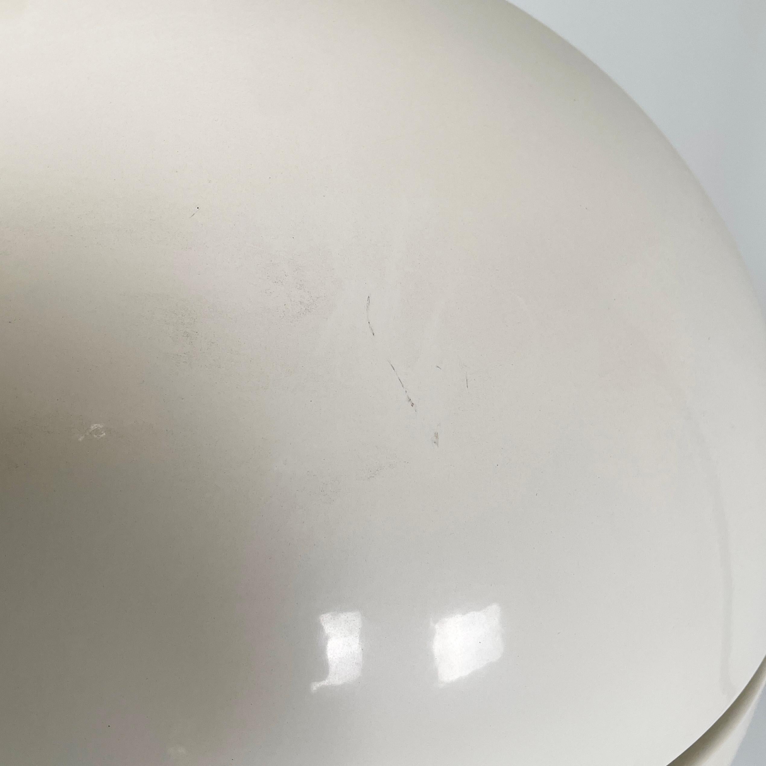 Lustre italien de style ère spatiale en métal blanc, années 2000 en vente 4