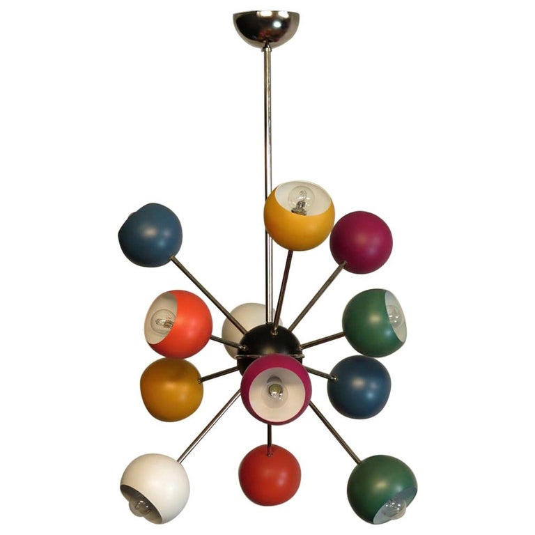 Italian Space Age Vintage Sputnik Chandelier Midcentury Design Multi Color For Sale At 1stdibs Buy sputnik ceiling lights & chandeliers and get the best deals at the lowest prices on ebay! italian space age vintage sputnik chandelier midcentury design multi color