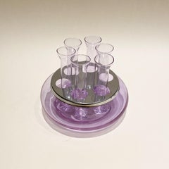 Juego de copas de vodka italiano Space Age de Sergio Asti para Arnolfo di Cambio, años 60