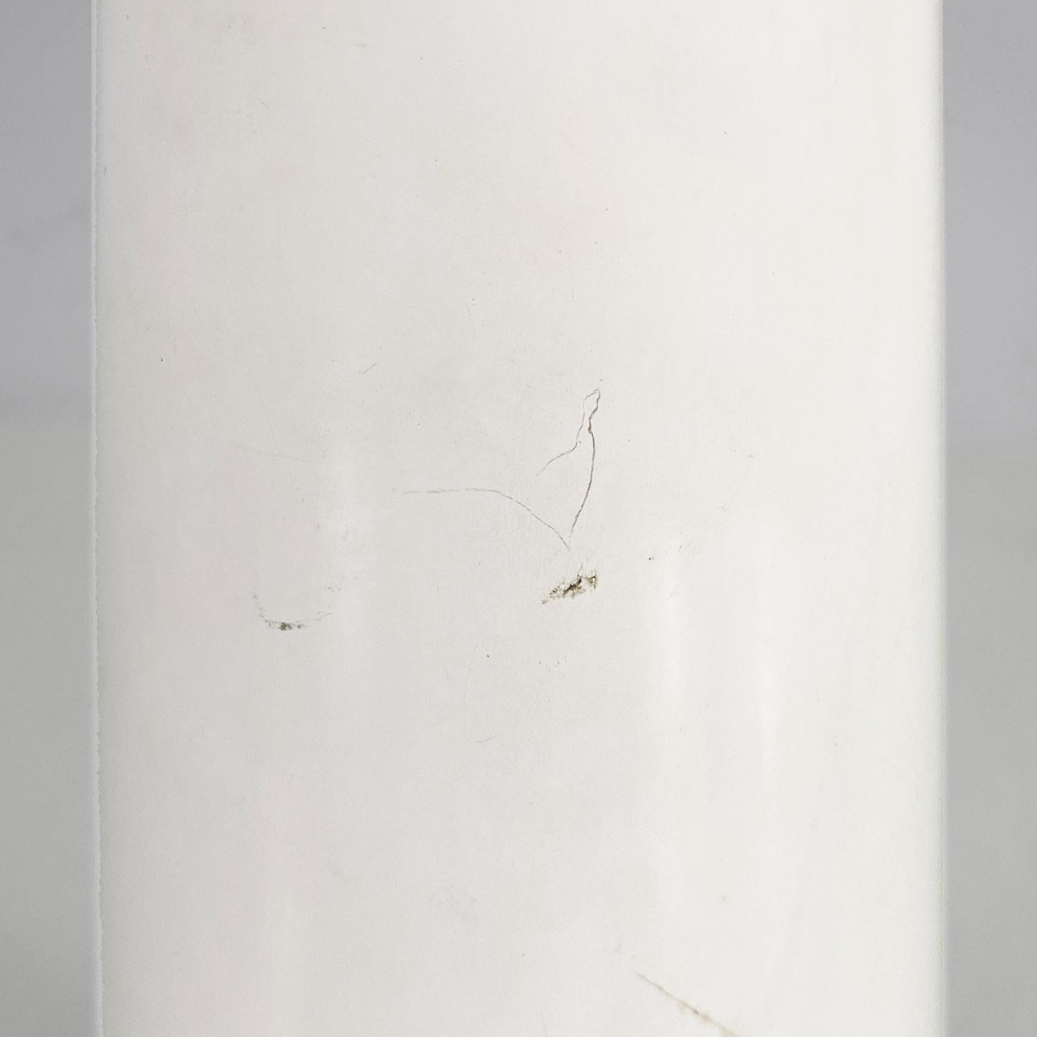 Lampe de table Vaga italienne de l'ère spatiale en métal blanc par Franco Mirenzi, Valenti, 1970 en vente 2