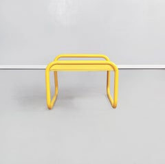 Italian Mid-Century Yellow Footstool Locus Solus Gae Aulenti Poltronova, 1960s