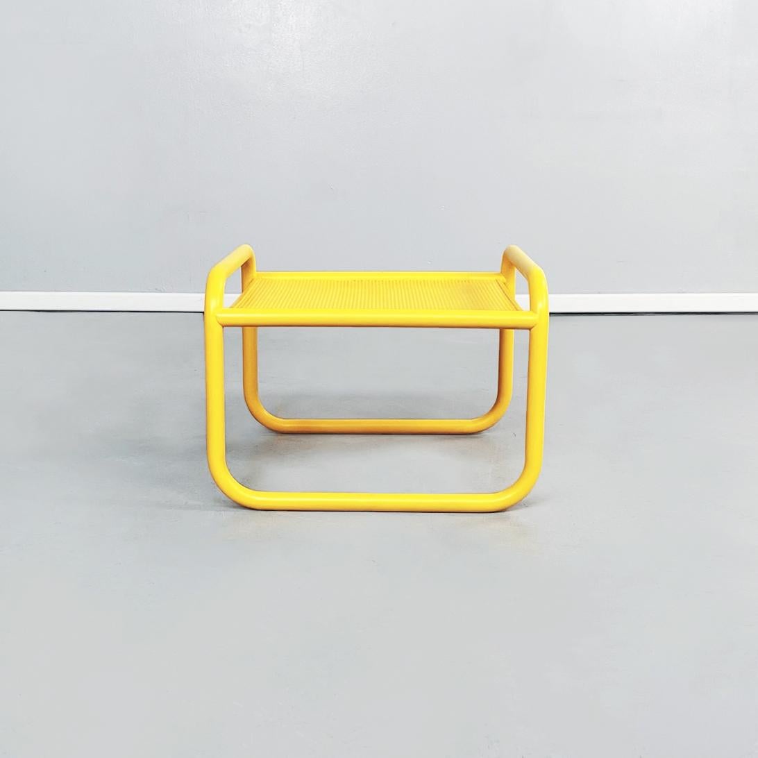 Mid-Century Modern Italian Mid-Century Yellow Footstool Locus Solus Gae Aulenti Poltronova, 1960s For Sale