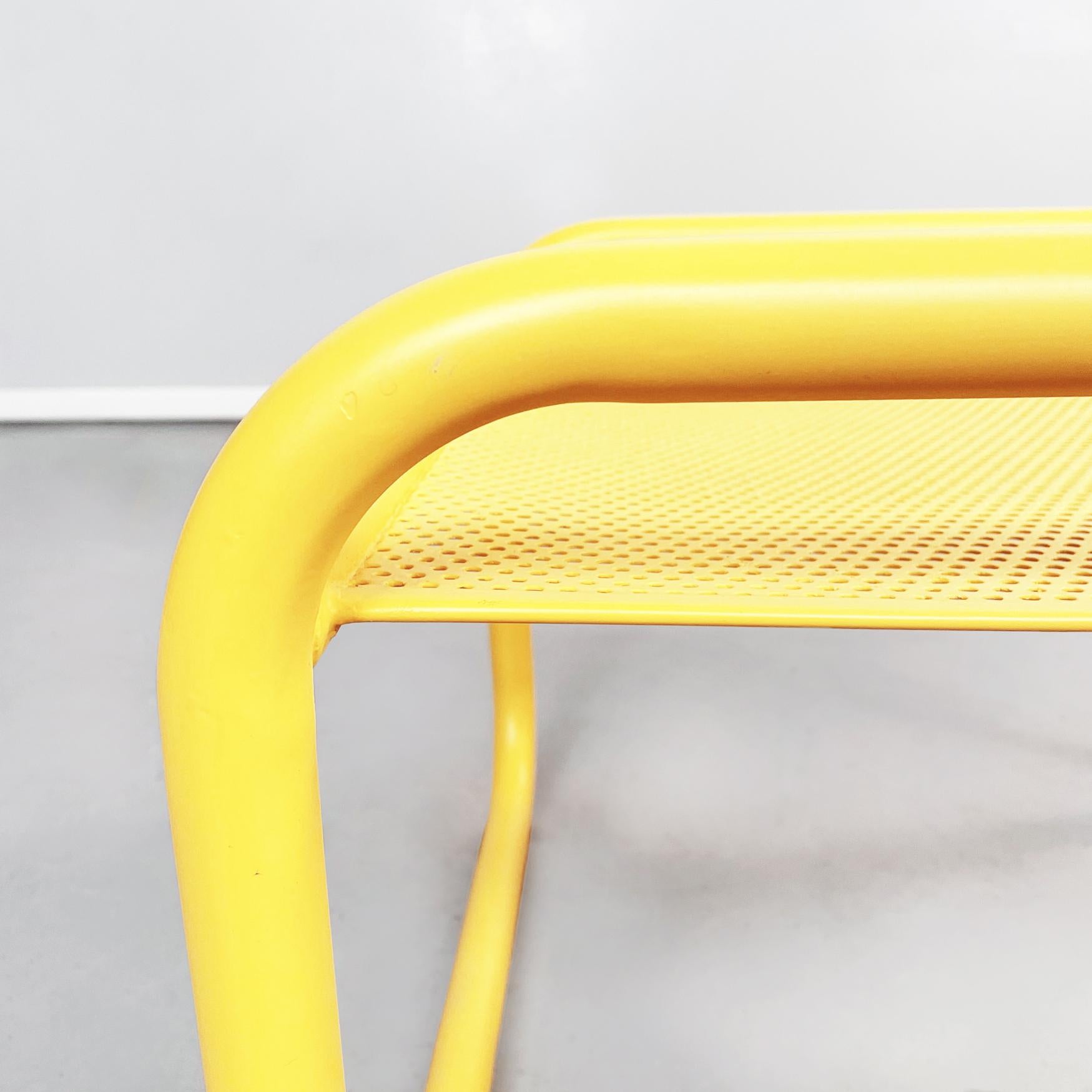 Italian Mid-Century Yellow Footstool Locus Solus Gae Aulenti Poltronova, 1960s For Sale 1