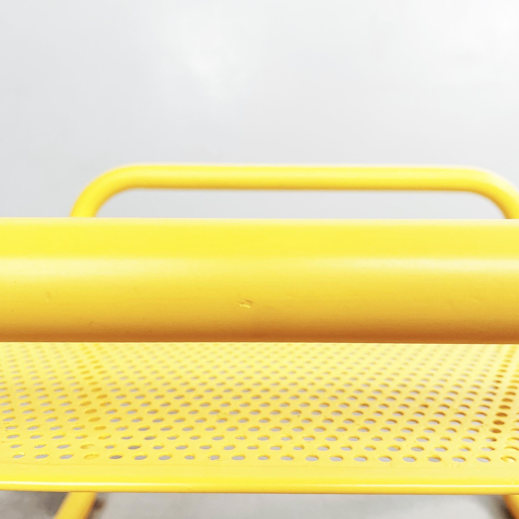 Italian Mid-Century Yellow Footstool Locus Solus Gae Aulenti Poltronova, 1960s For Sale 2