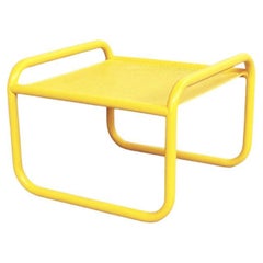 Italian Mid-Century Yellow Footstool Locus Solus Gae Aulenti Poltronova, 1960s