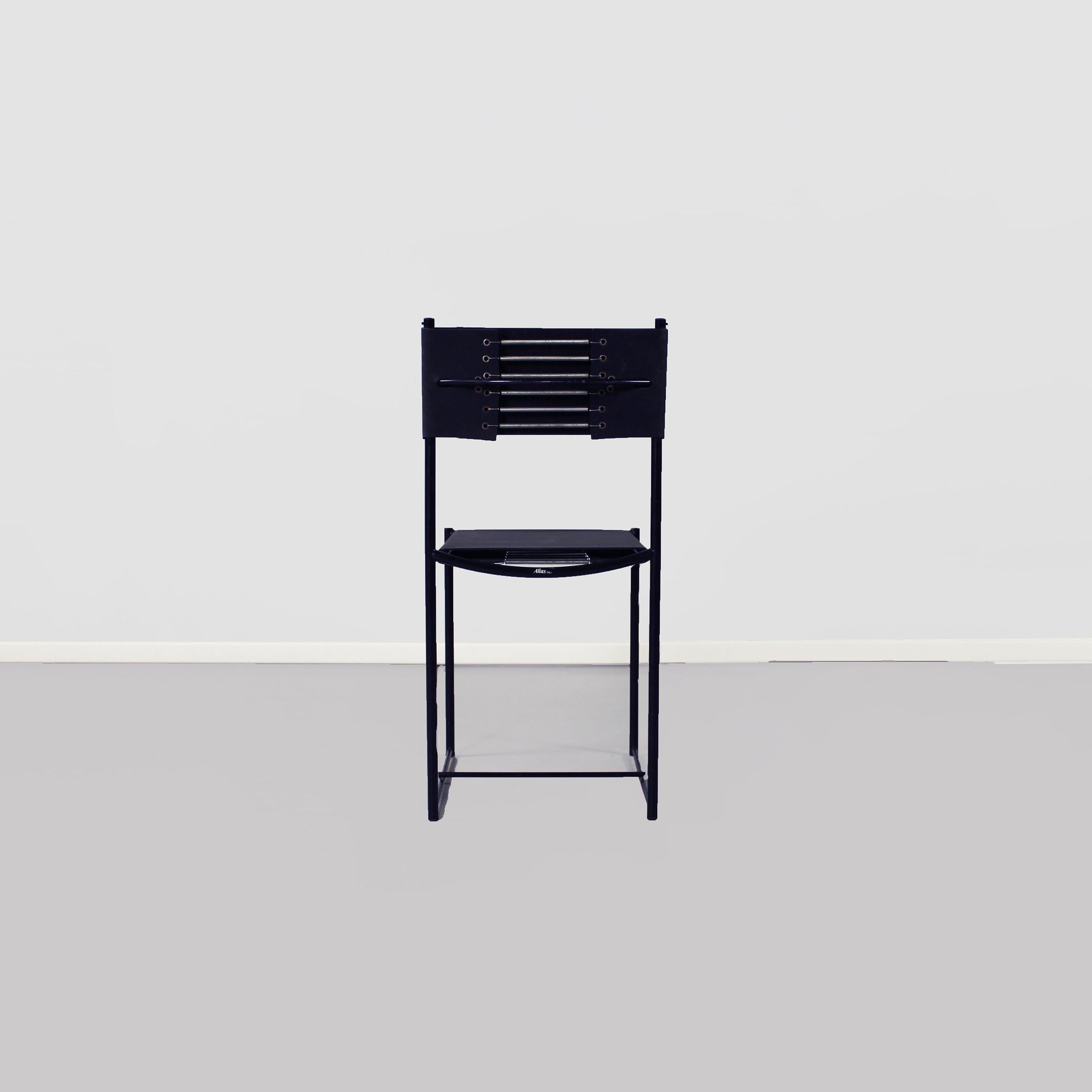 Metal Italian Spaghetti Chair by Giandomenico Belotti for Alias ​​Design, 1980s