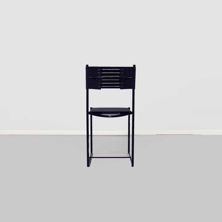 Metal Italian Spaghetti Chair by Giandomenico Belotti for Alias ​​Design, 1980s For Sale