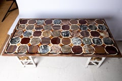 Italian Specimen Marble Top Coffee Table