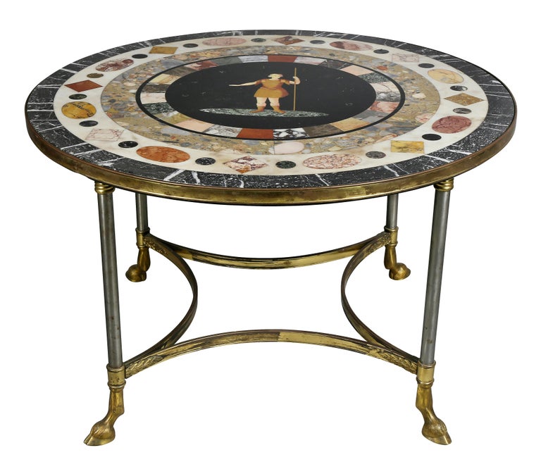 Italian Specimen MarbleTop Table at 1stDibs