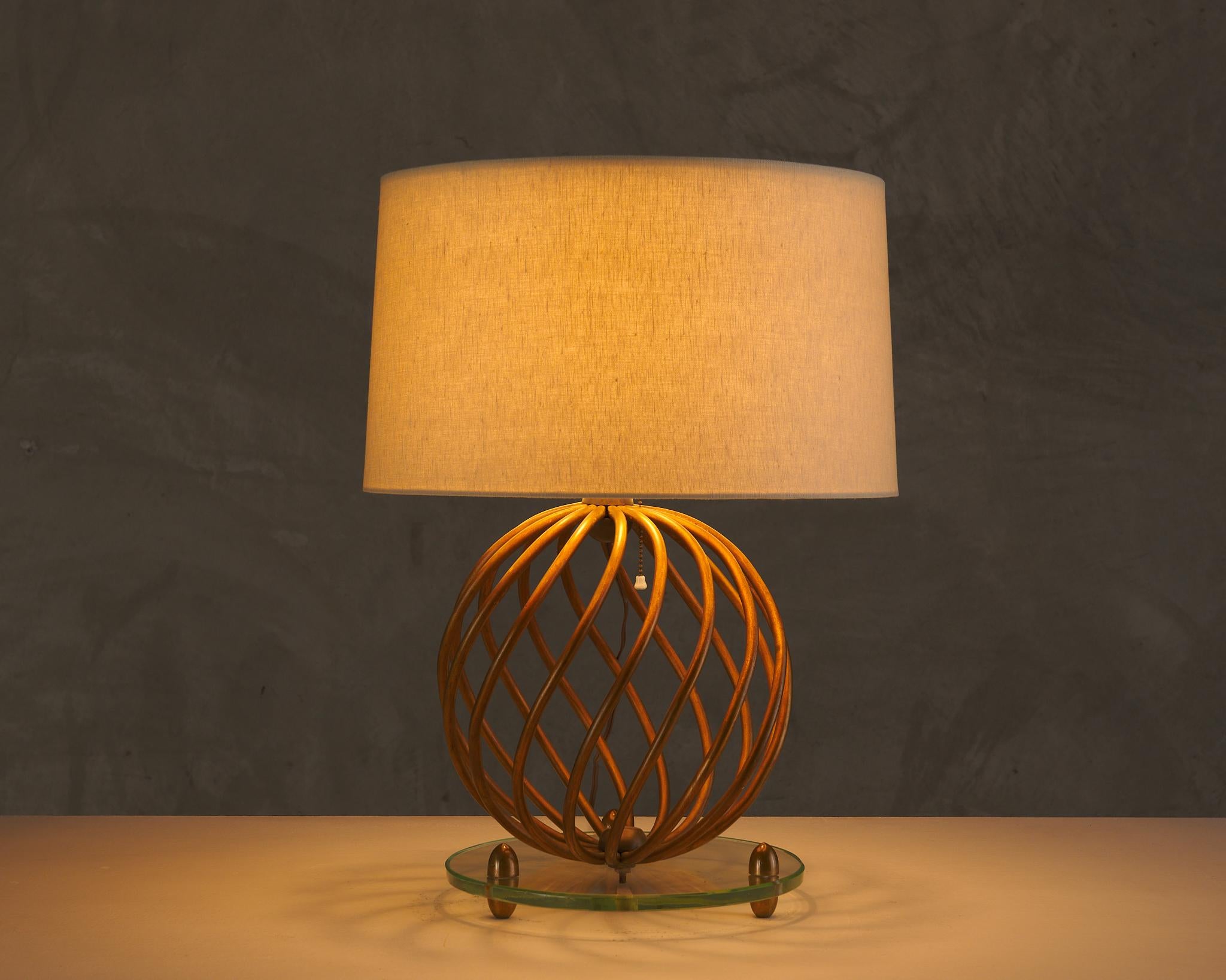 Modern Italian Sphere Table Lamp For Sale