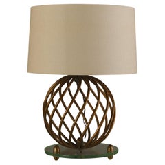 Lampada da tavolo a sfera italiana