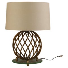 Lampada da tavolo a sfera italiana