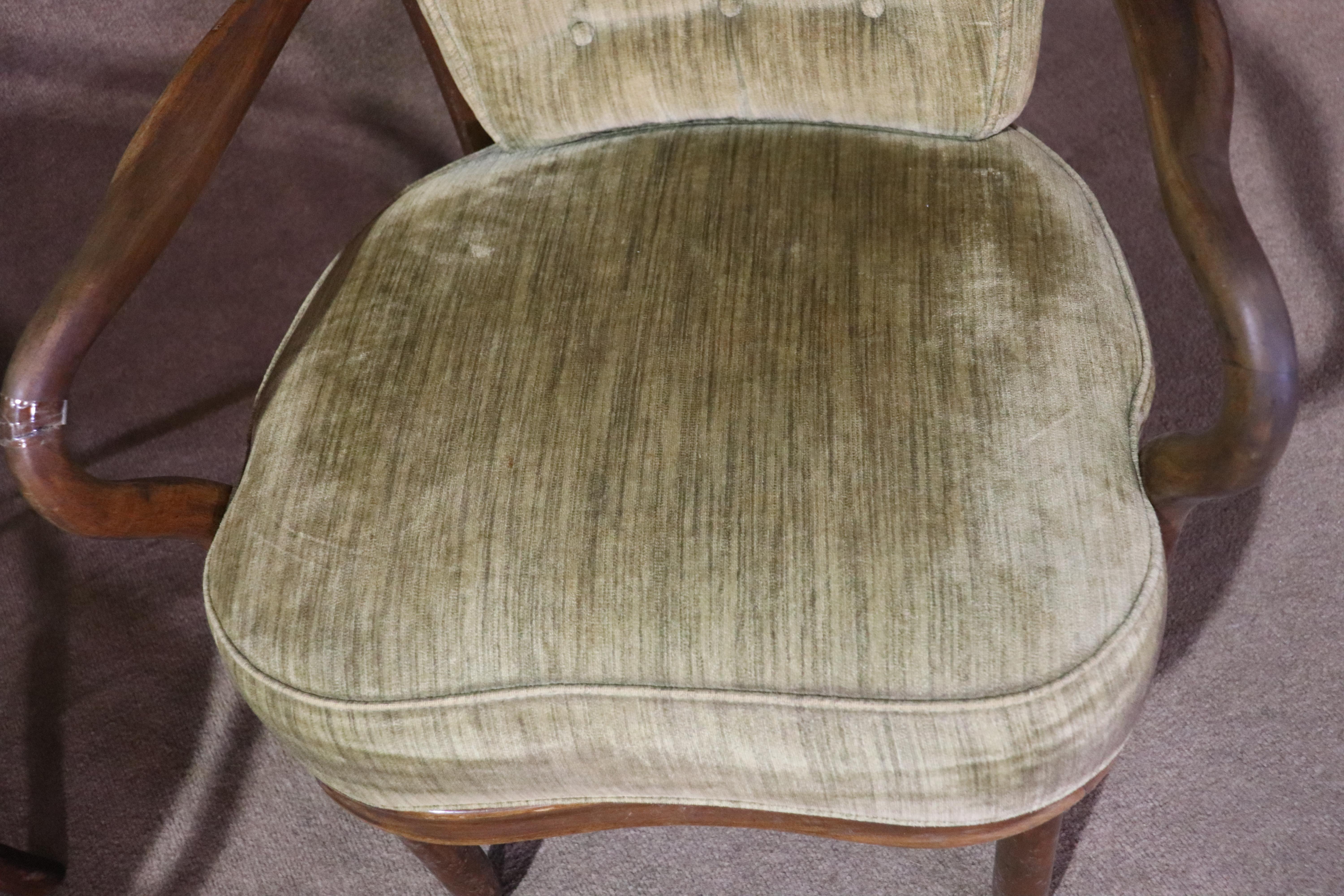 20ième siècle Fauteuils italiens à dossier en fuseau en vente