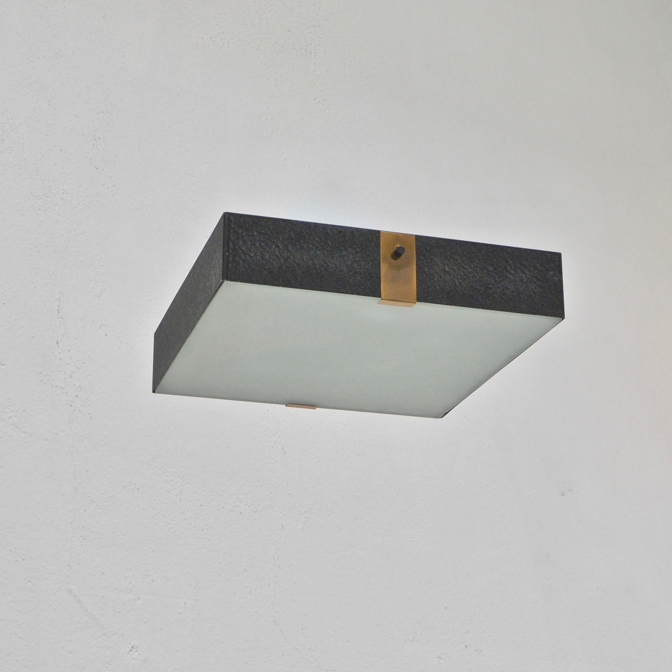 Mid-Century Modern Italian Square Flushmount
