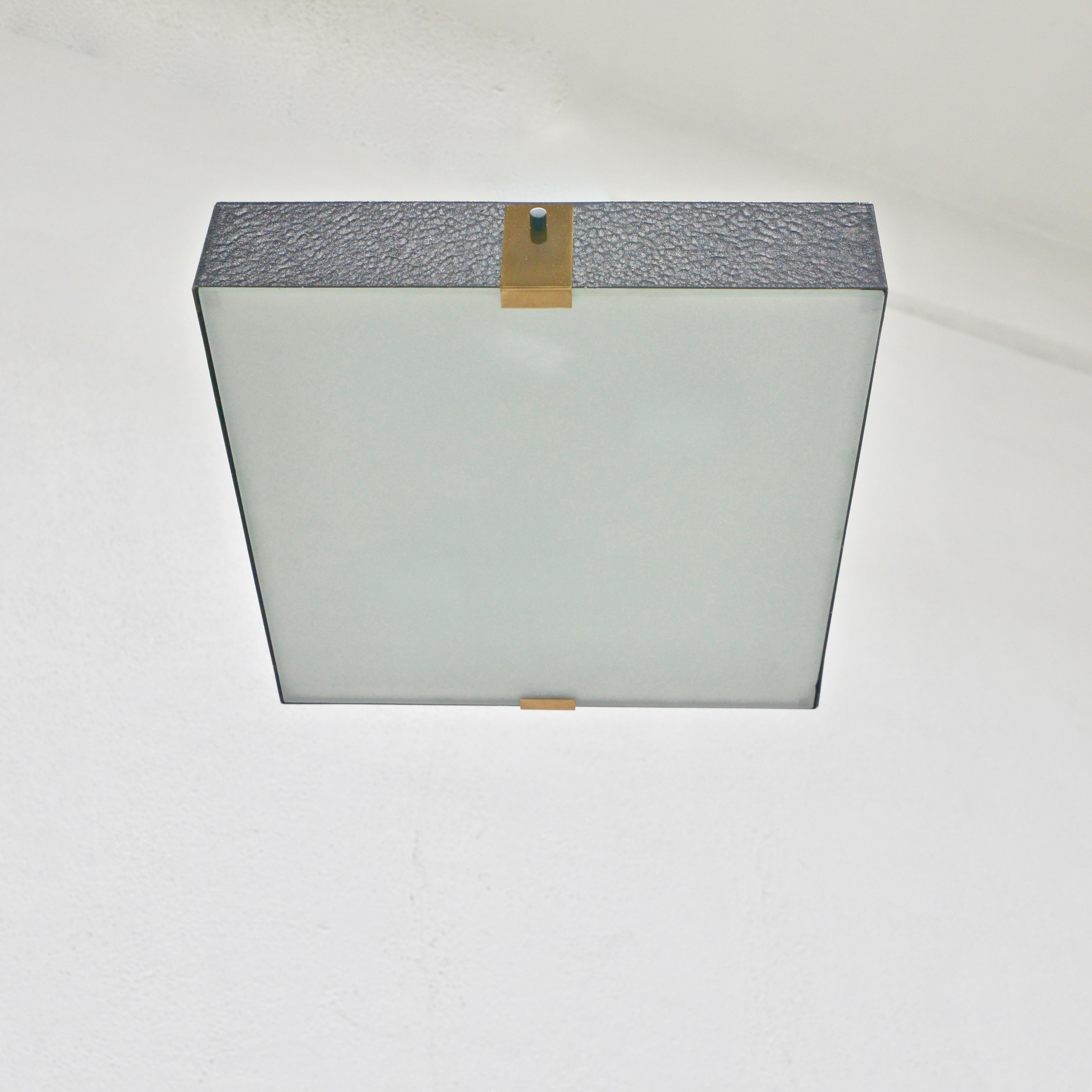 Painted Italian Square Flushmount