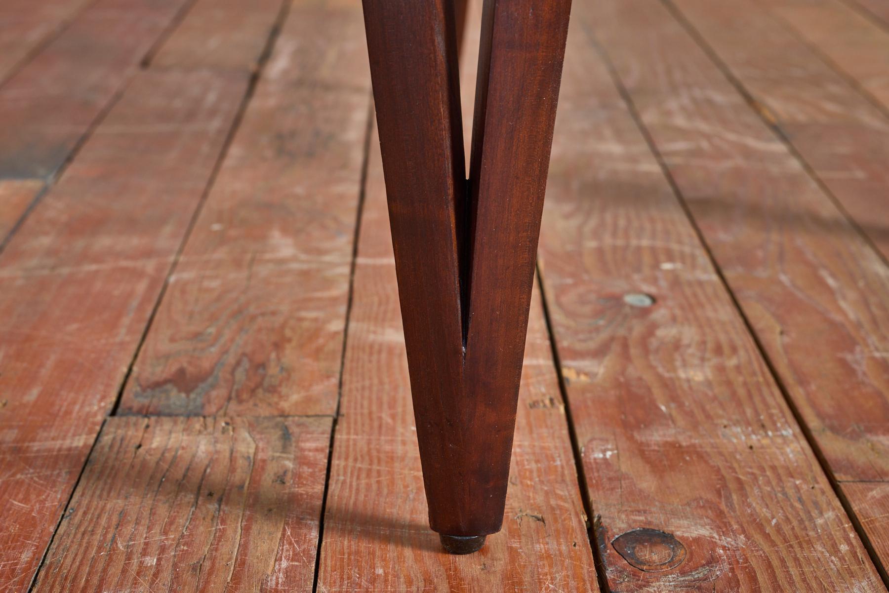 Italian Square Glass Table For Sale 2