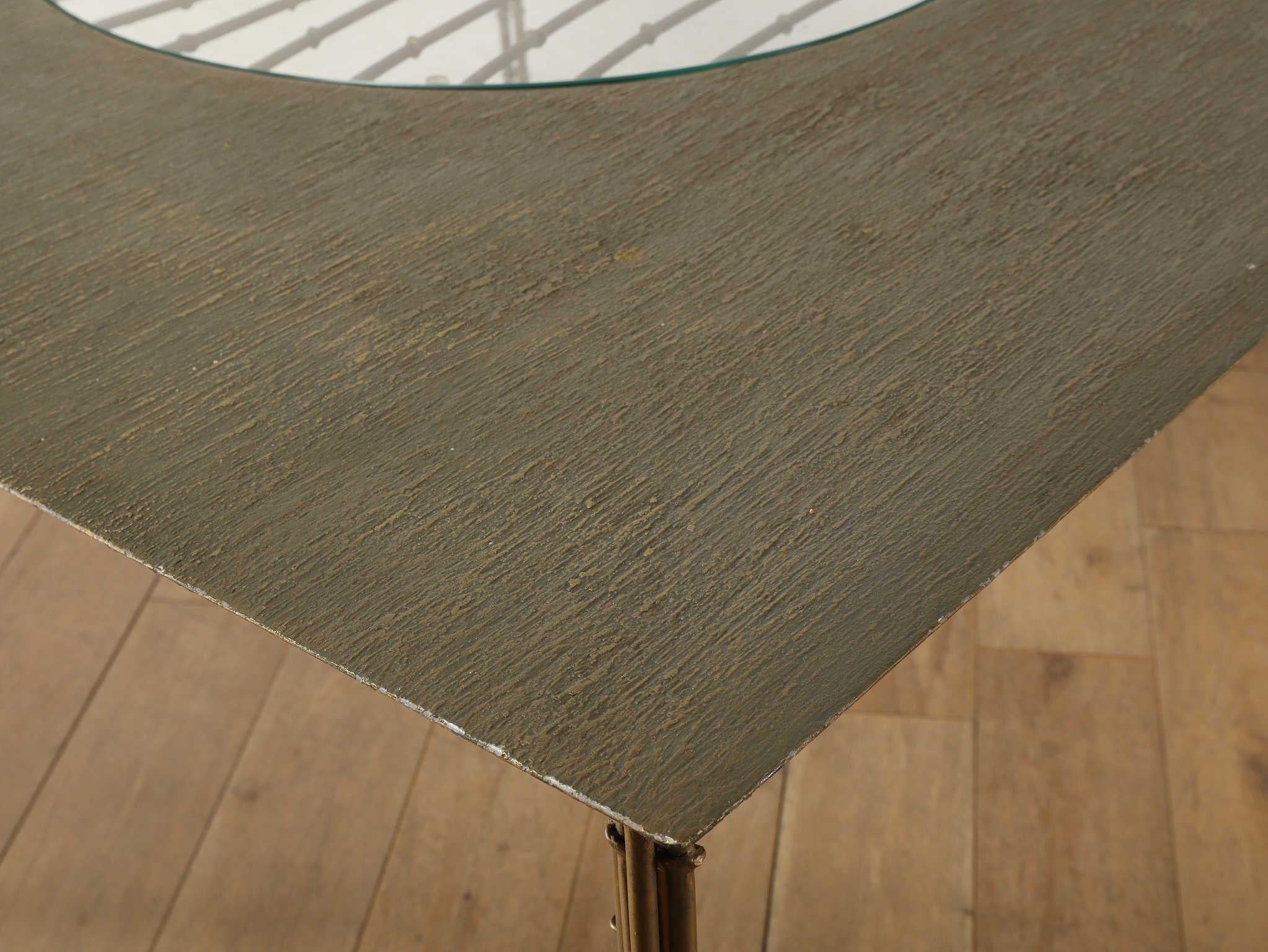Italian Square Table 1970's For Sale 1