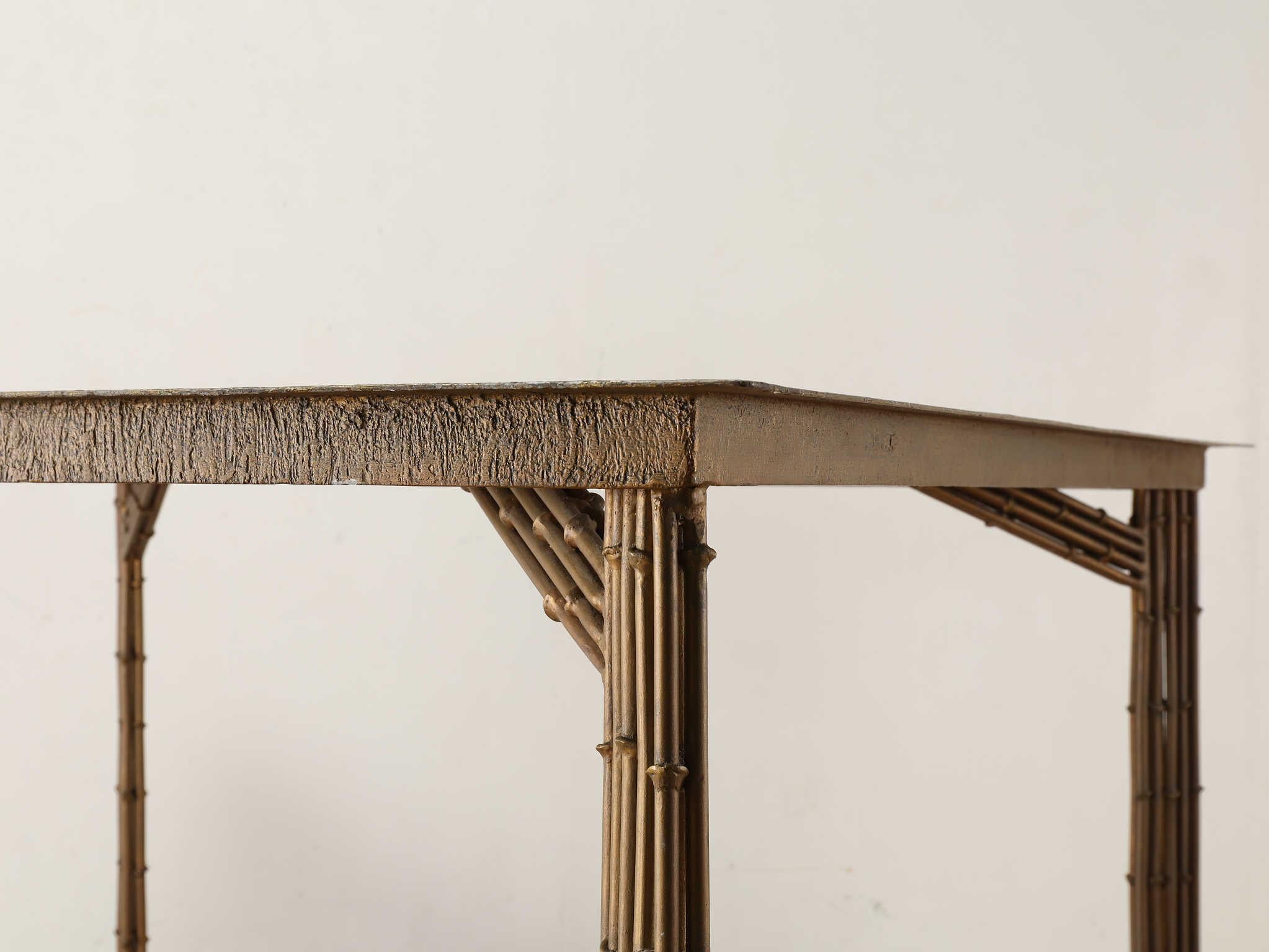 Italian Square Table 1970's For Sale 2