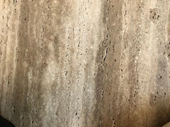 Italian Square Travertine Marble table by Le Lampade
