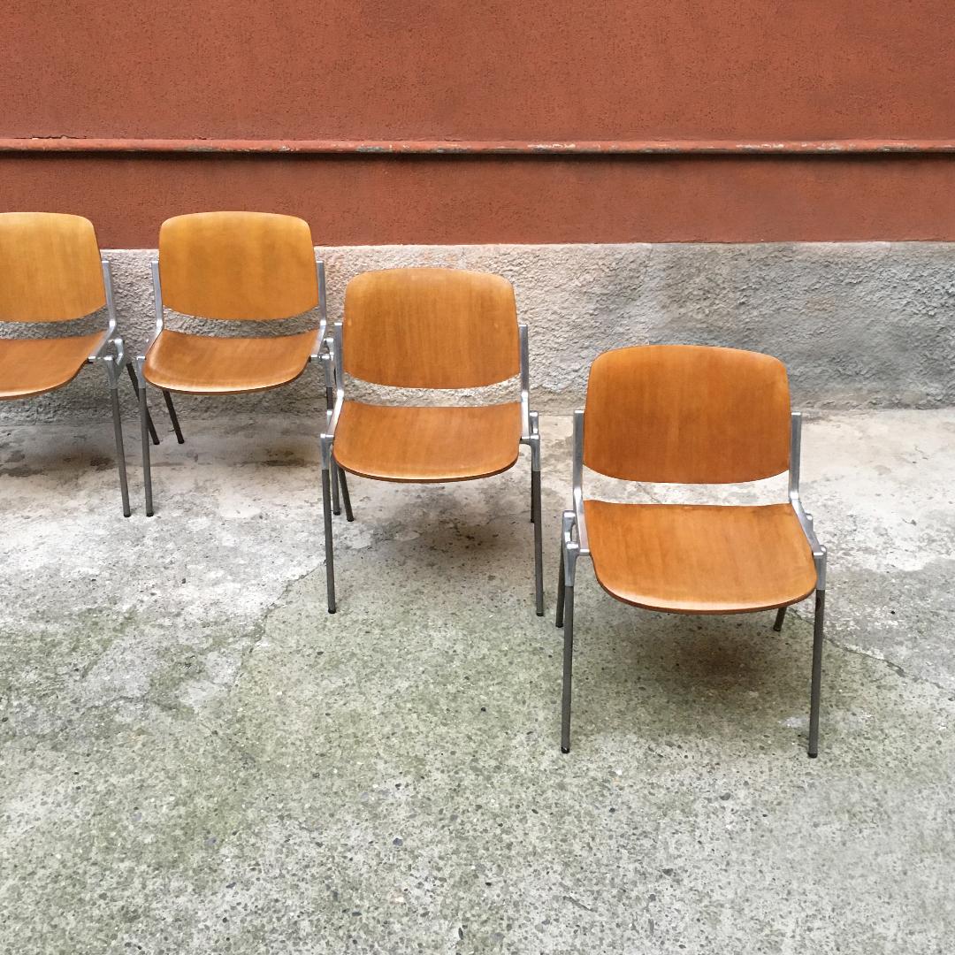 Italian Stackable Italian Chairs DSC by G. Piretti for Anonima Castelli, 1965 4