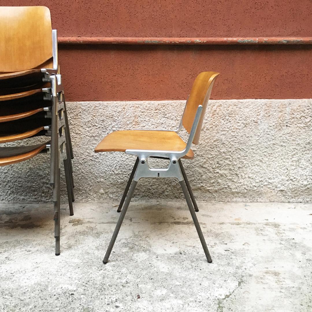 Italian Stackable Italian Chairs DSC by G. Piretti for Anonima Castelli, 1965 1