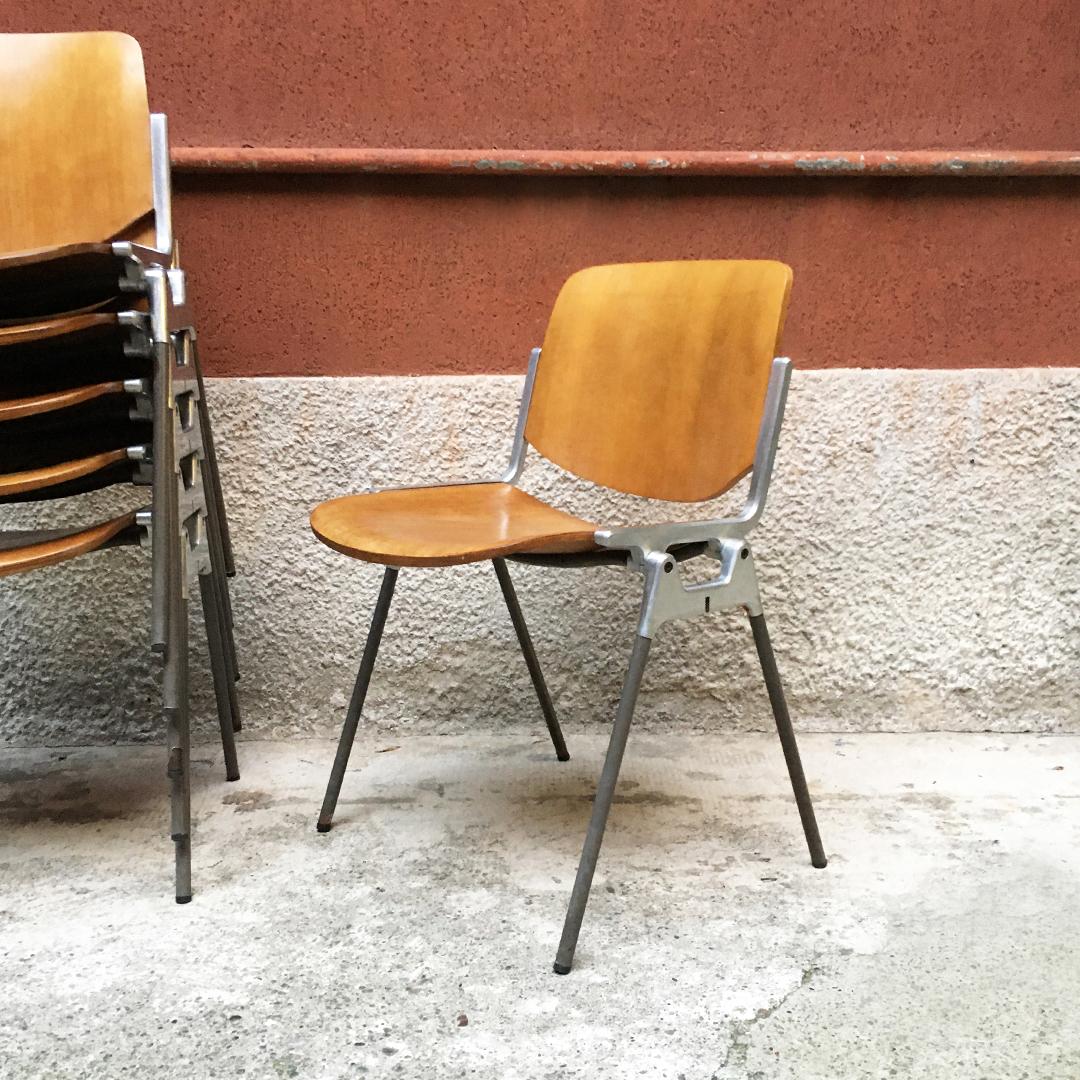 Italian Stackable Italian Chairs DSC by G. Piretti for Anonima Castelli, 1965 2