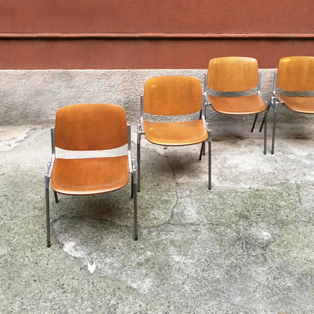 Italian Stackable Italian Chairs DSC by G. Piretti for Anonima Castelli, 1965 3