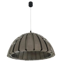 Italian Stainless Steel Pendant Lamp by Elio Martinelli for Martinelli Luce